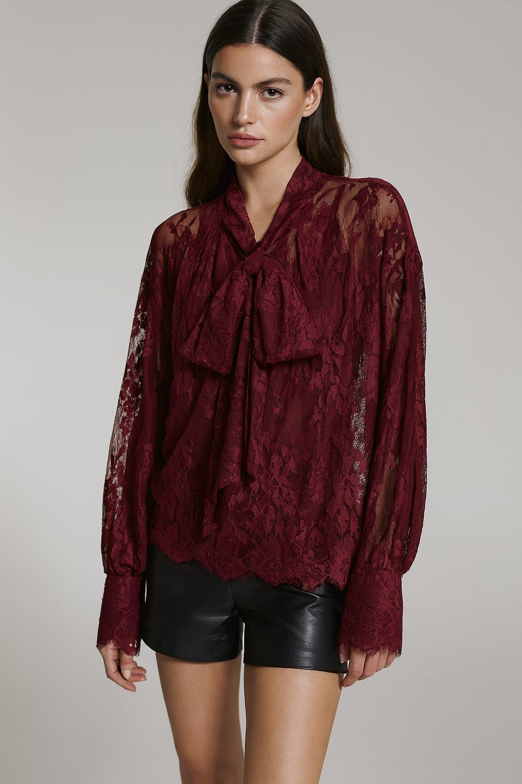 Blusa in pizzo