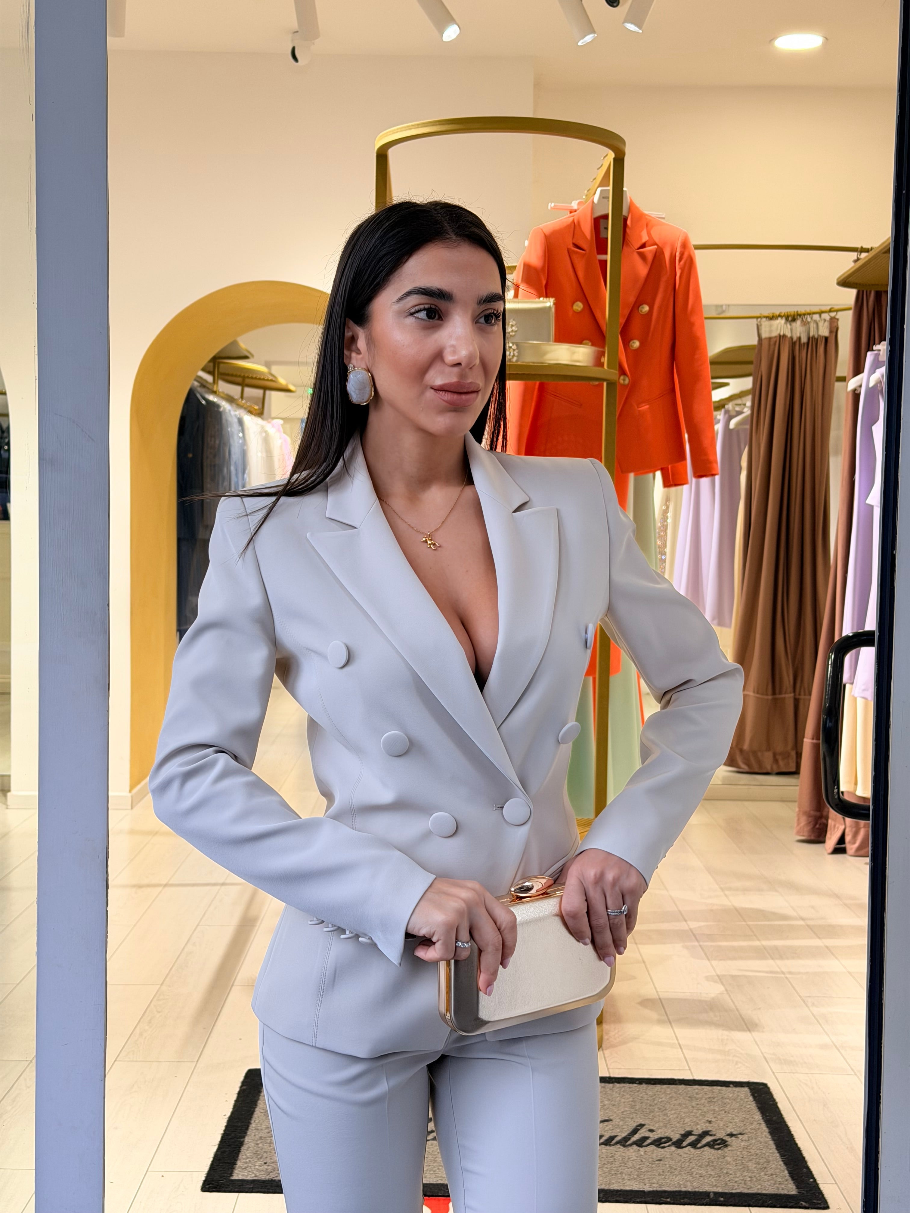 Tailleur Libra Bottone rivestito