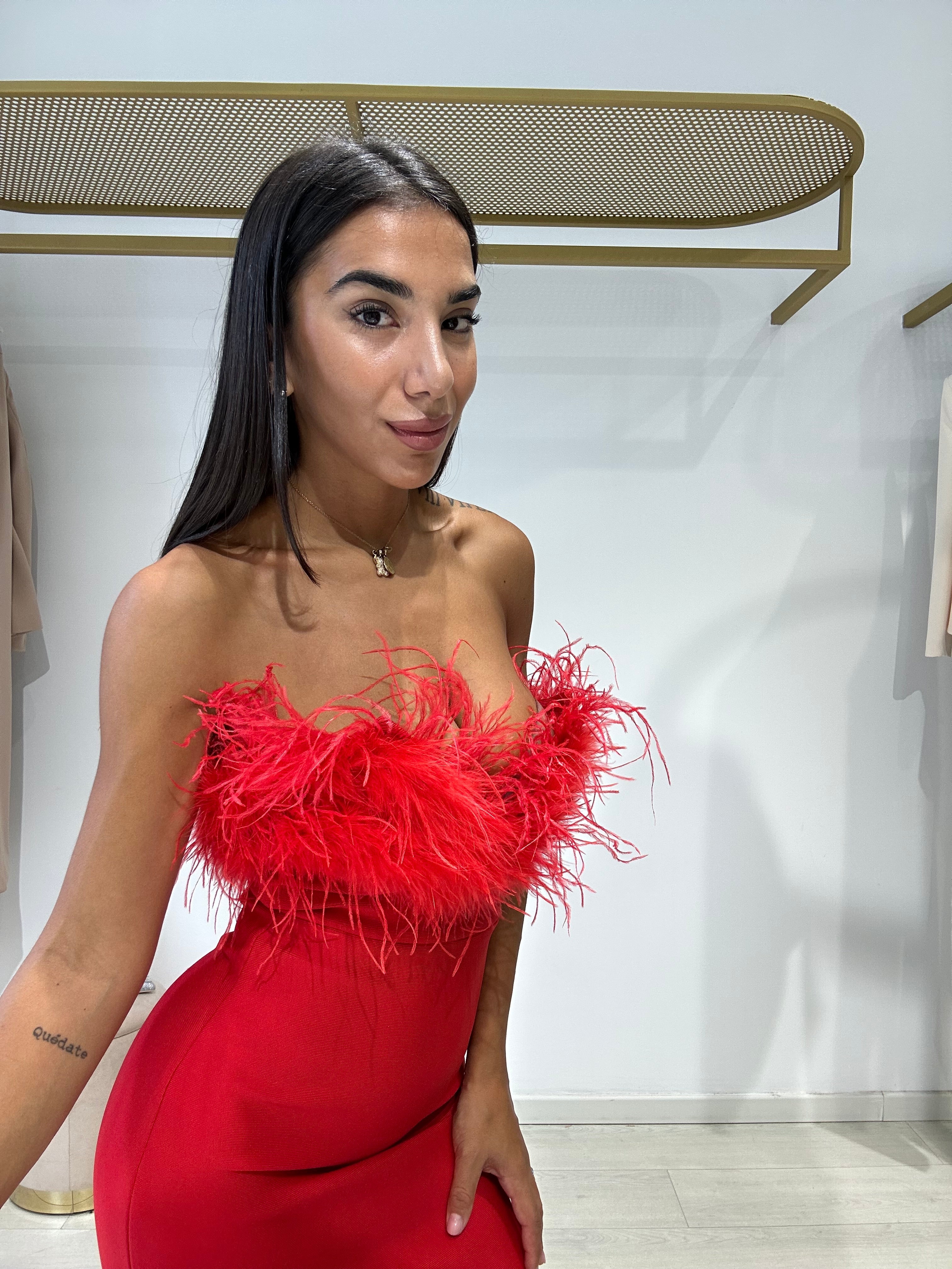 Plume dress
