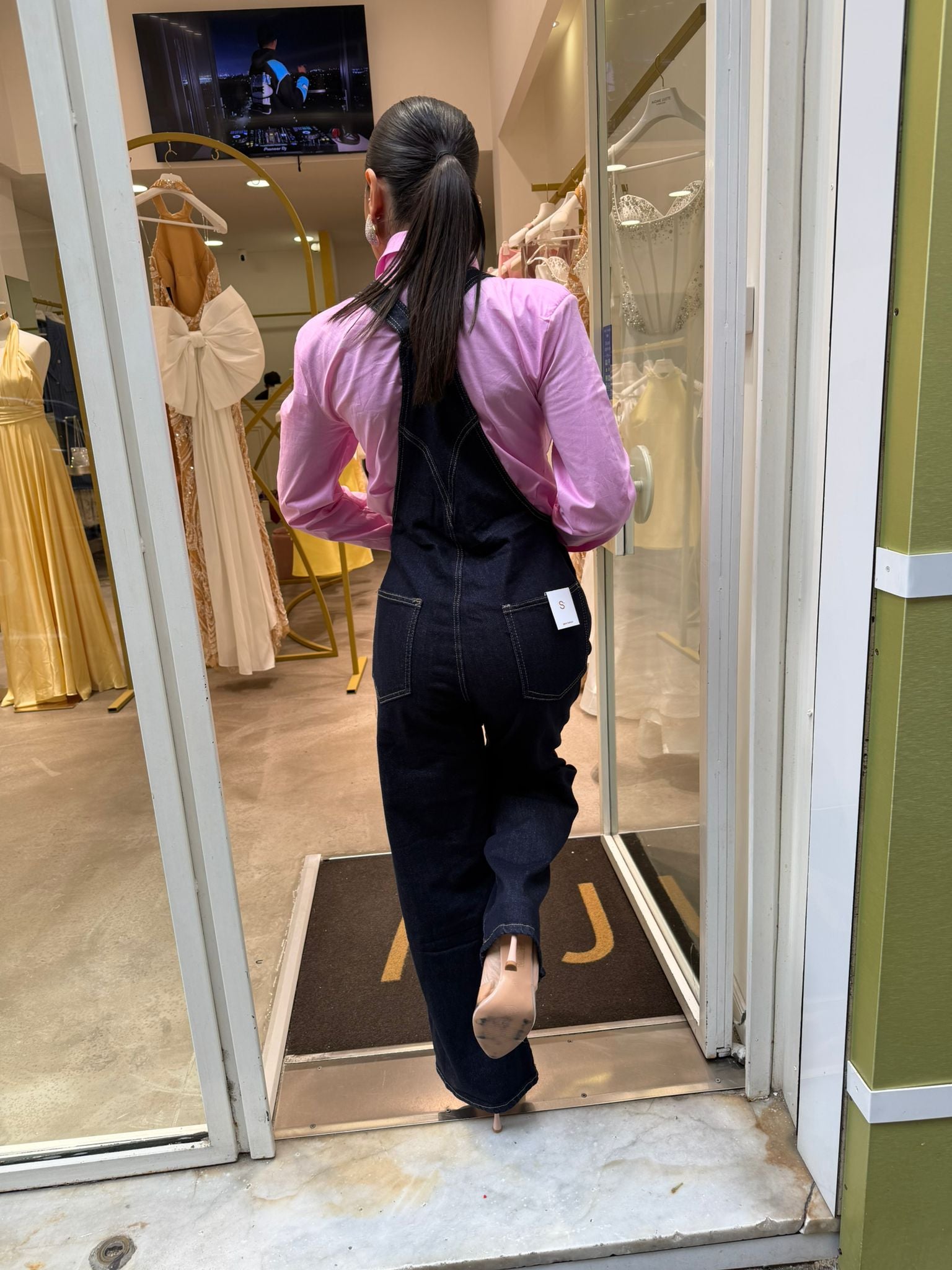 Salopette jeans