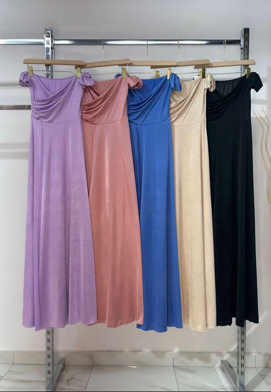 ABITO SERENA CON SCOLLO A BARCA VESTIBILITÀ FINO ALLA XL
