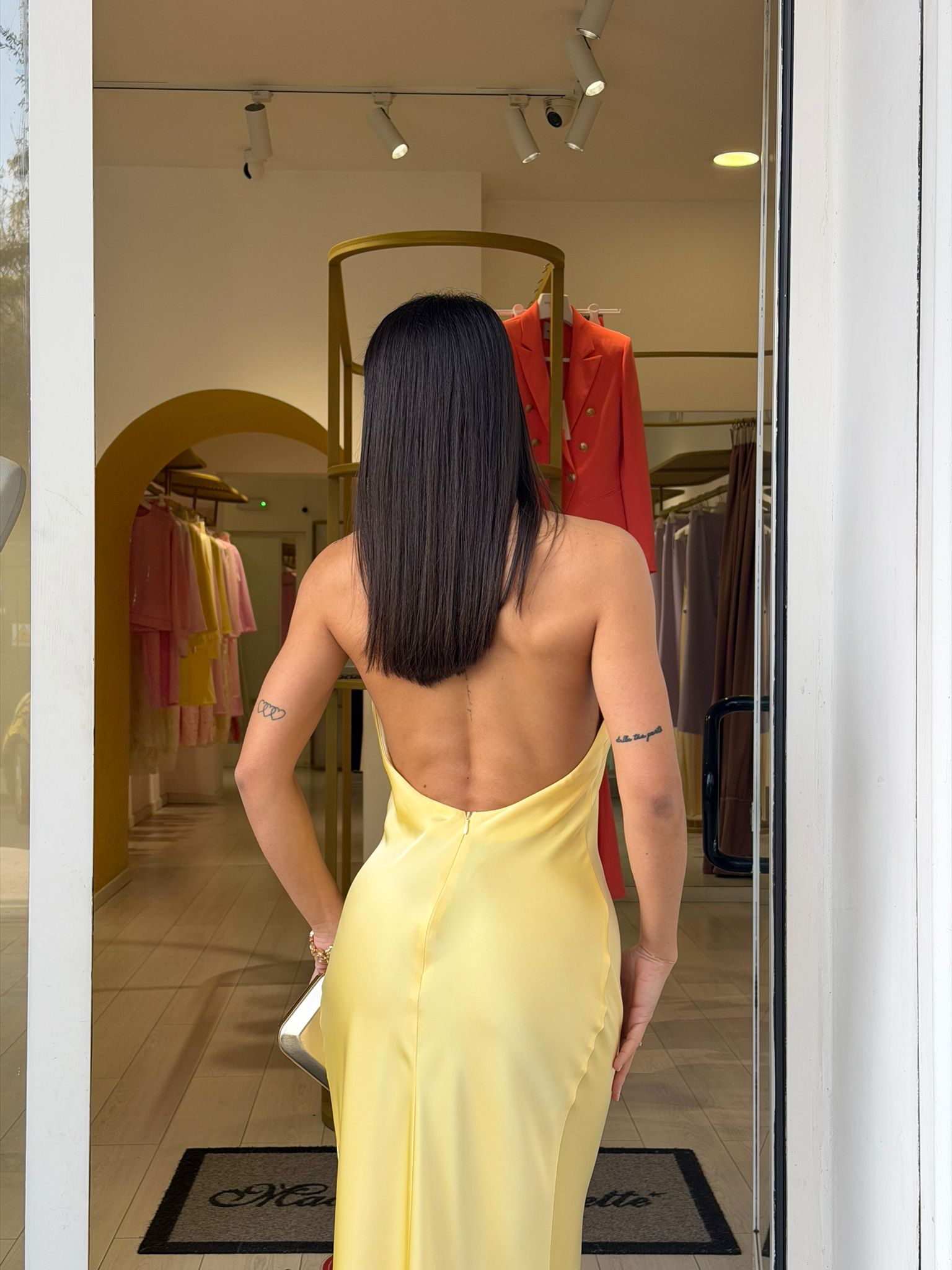 Backlight dress