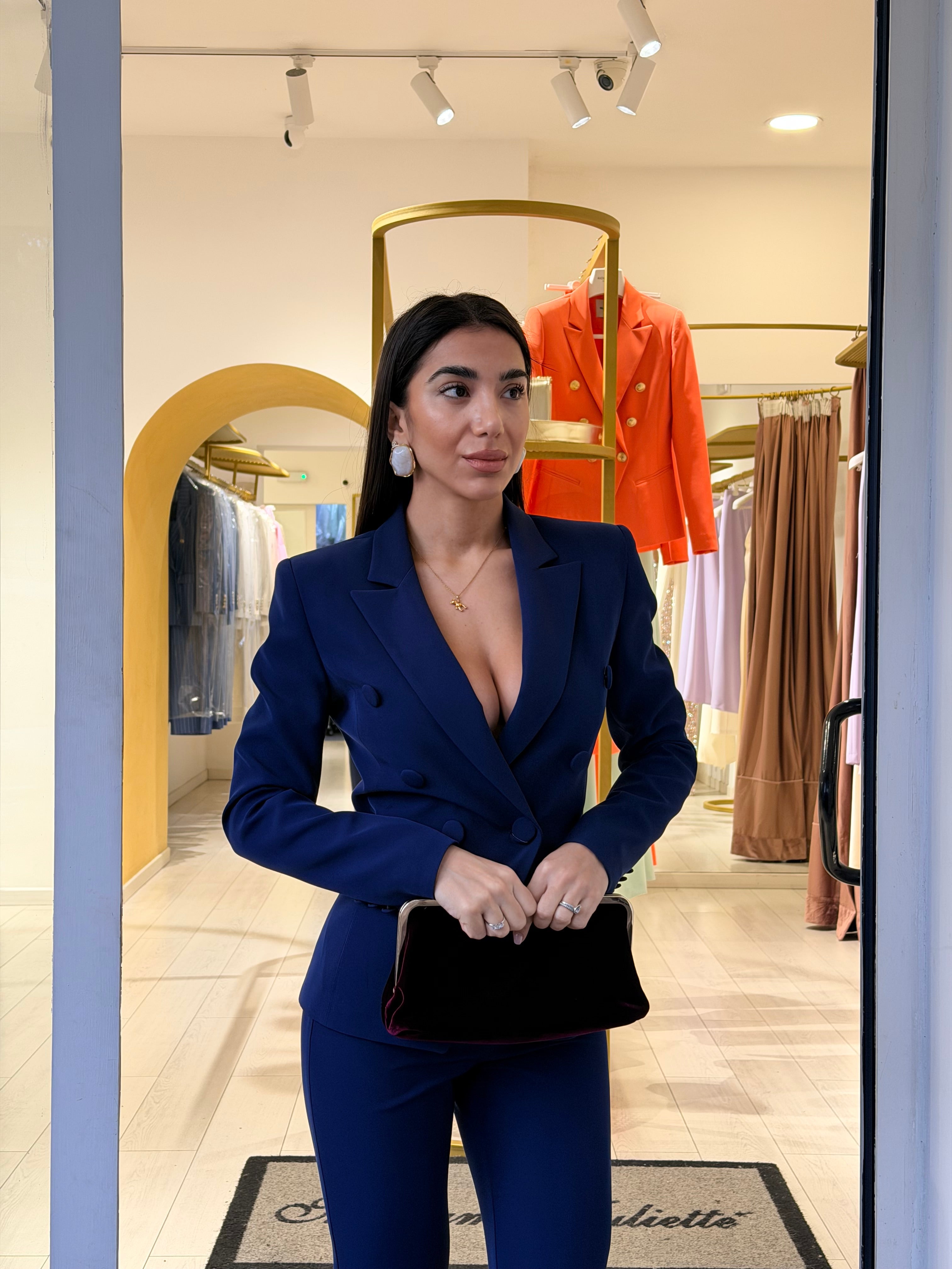 Tailleur Libra Bottone rivestito