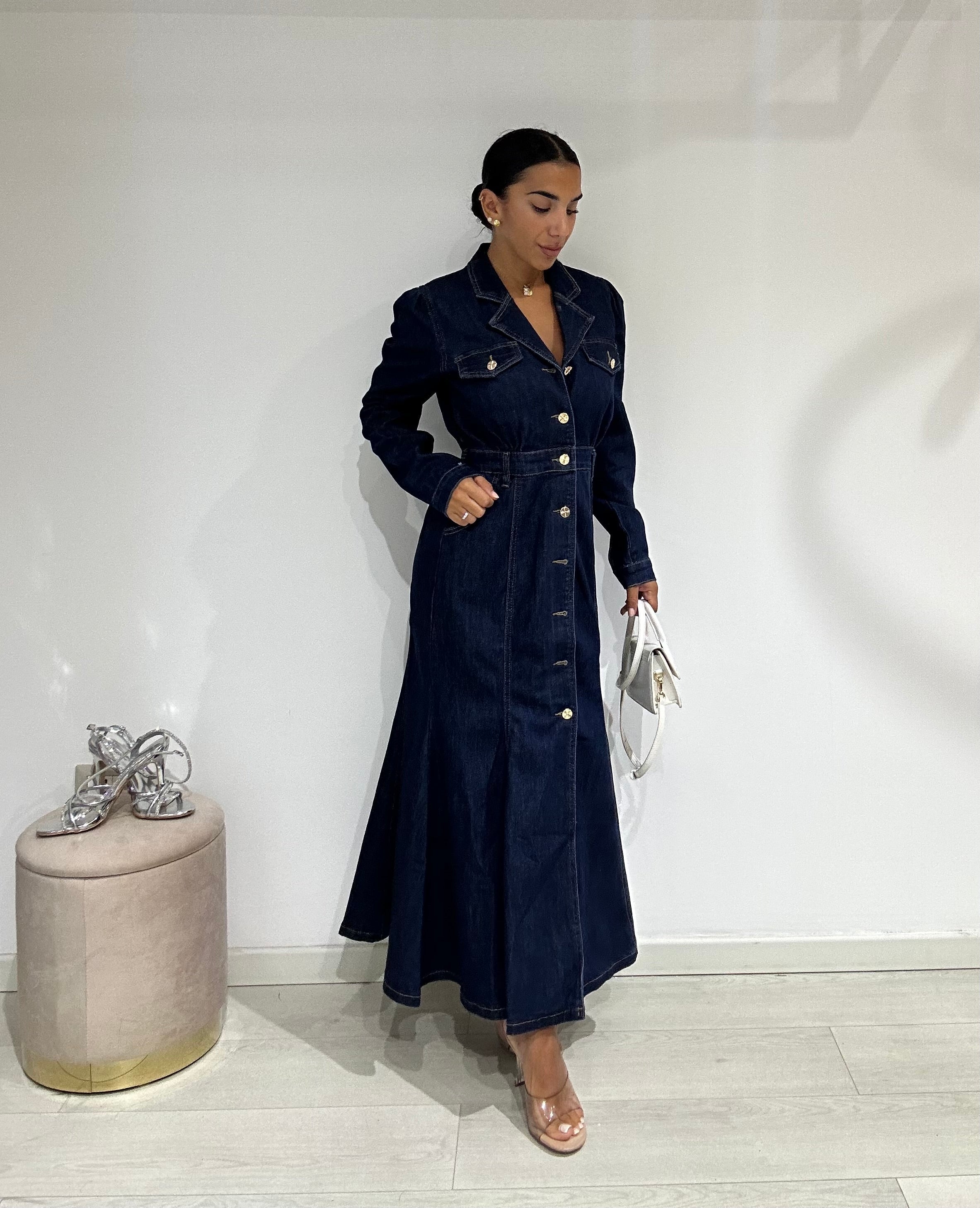 Abito Denim lungo