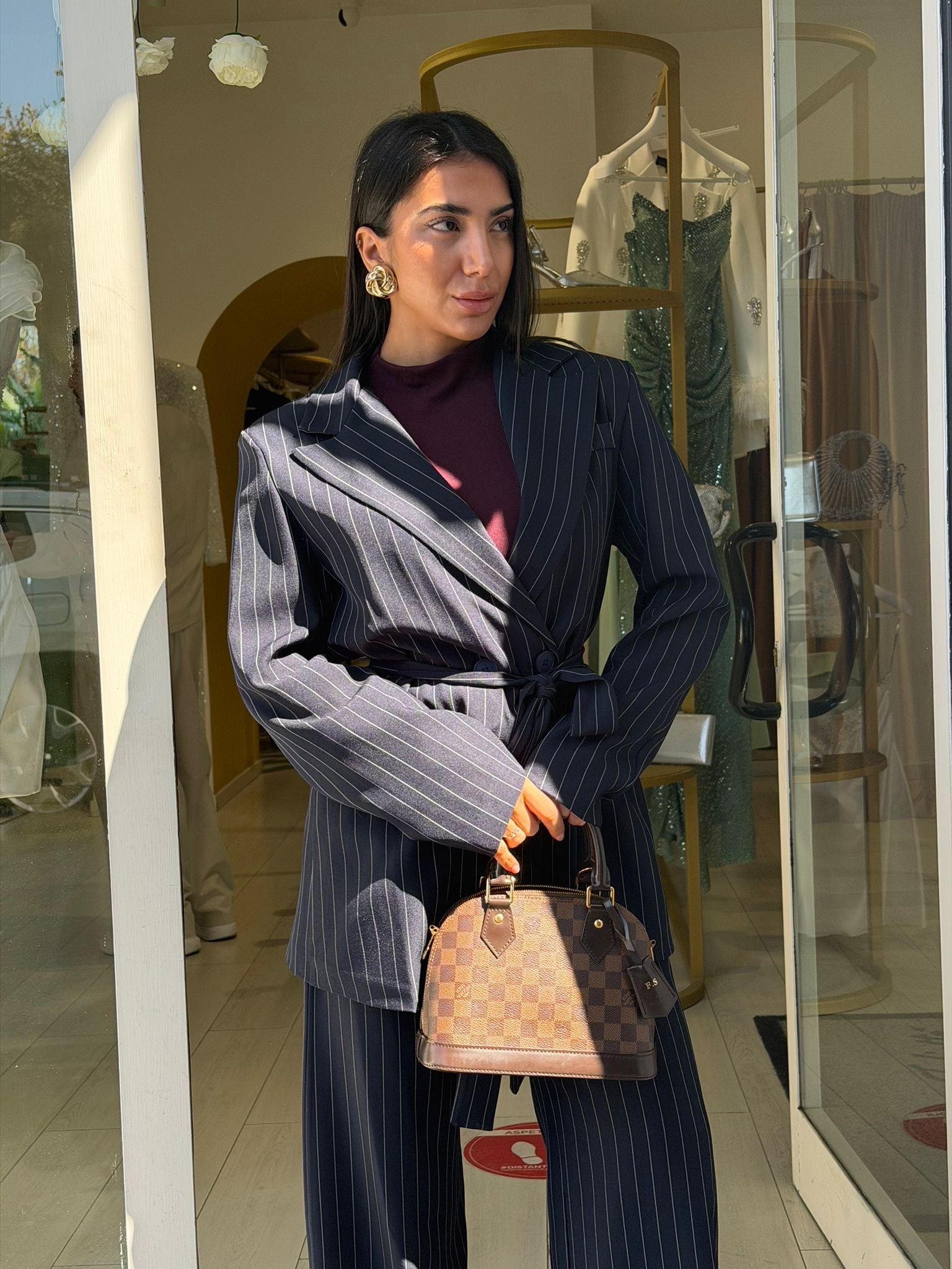 tailleur gessato