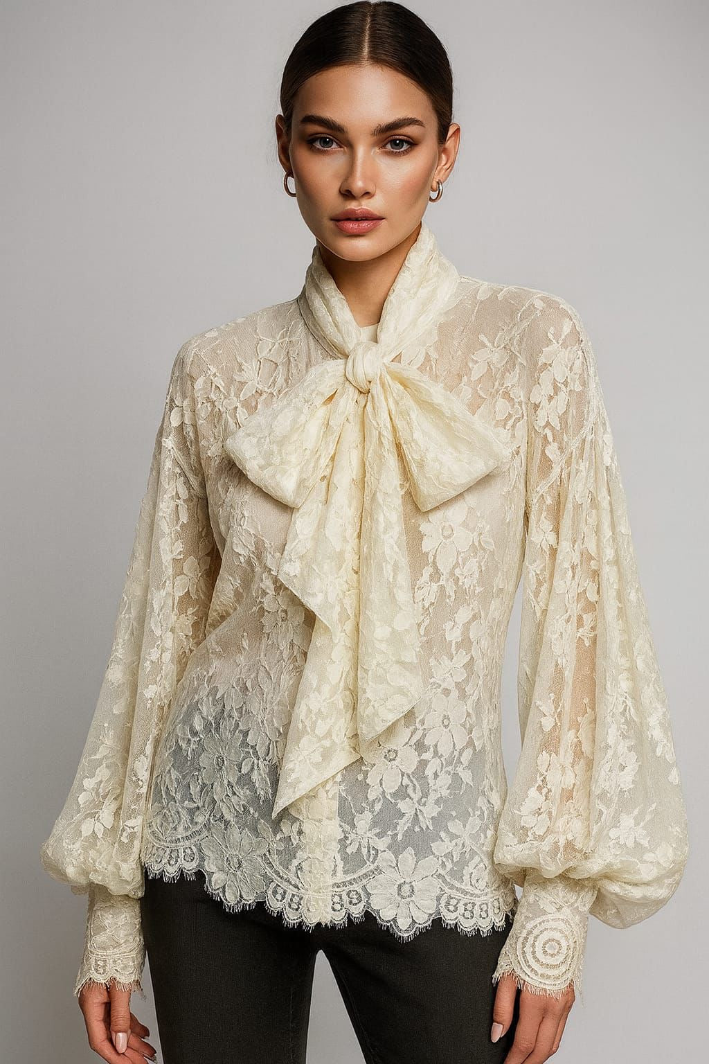 Blusa in pizzo