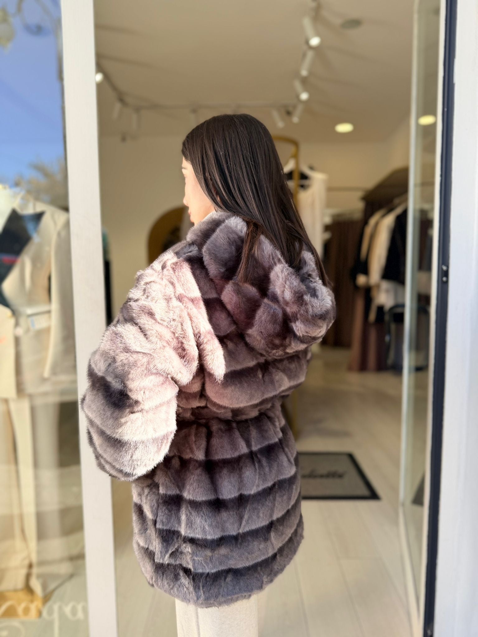 Ecopelliccia Grey