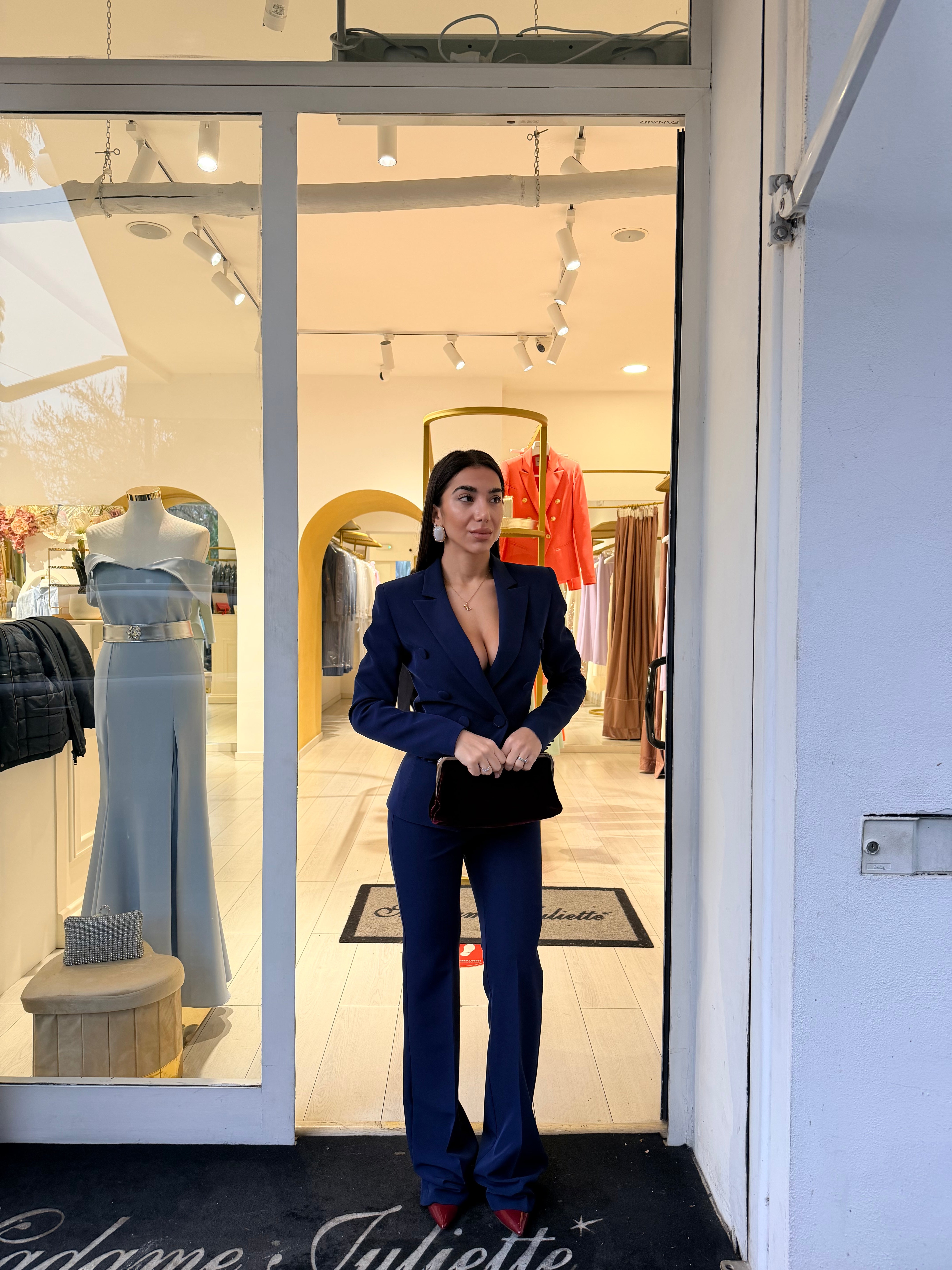 Tailleur Libra Bottone rivestito