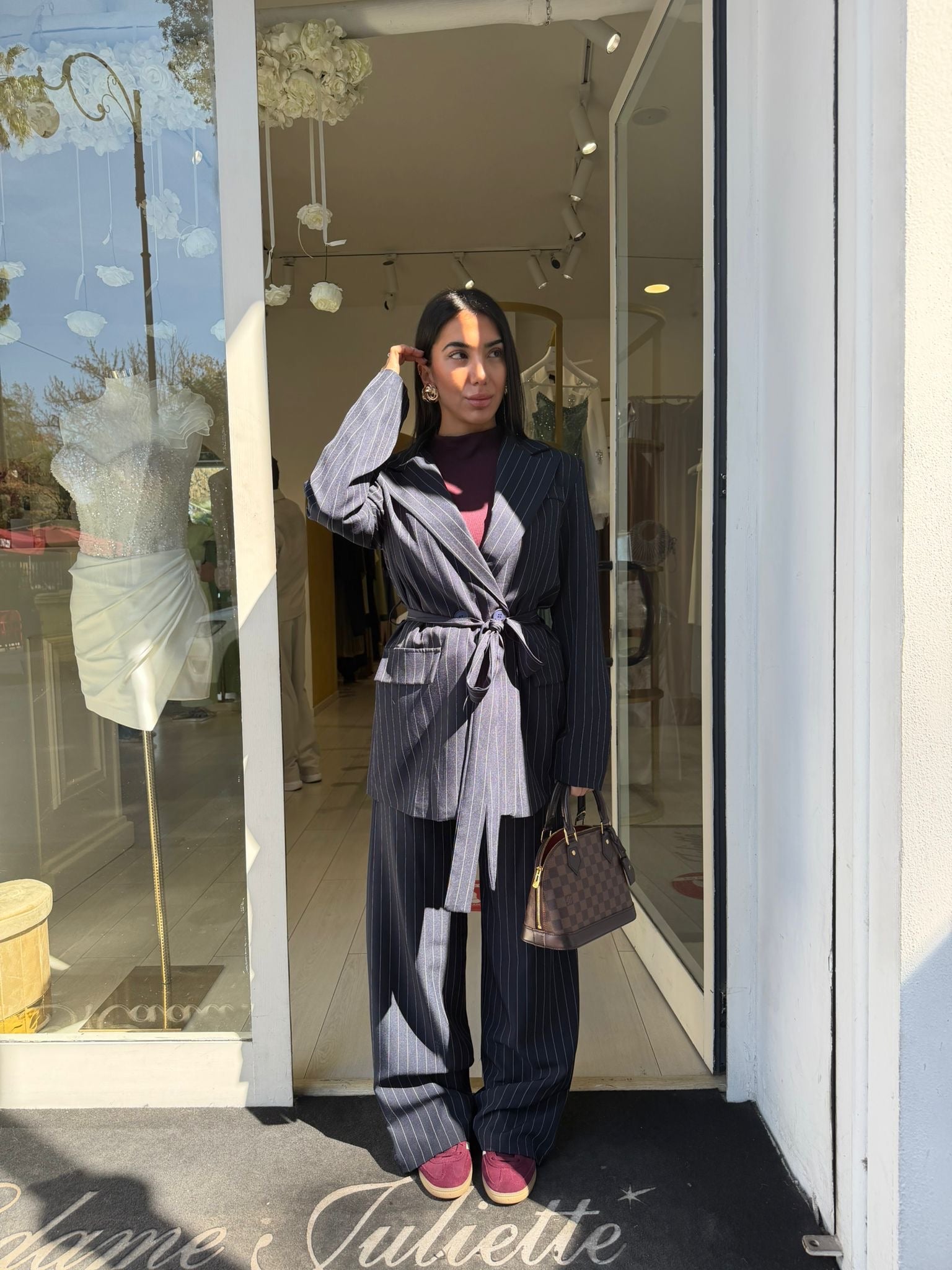 tailleur gessato