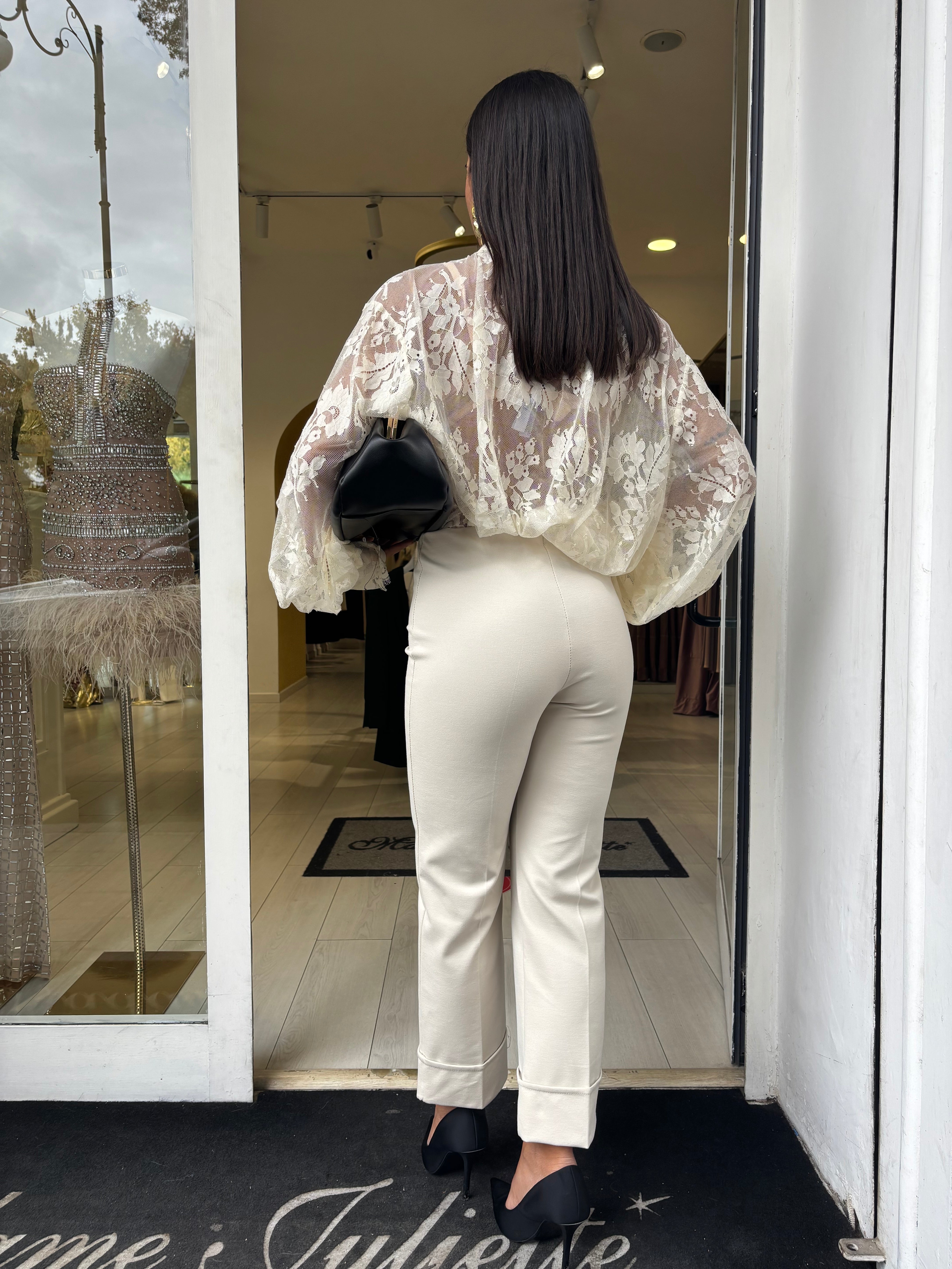 Blusa in pizzo