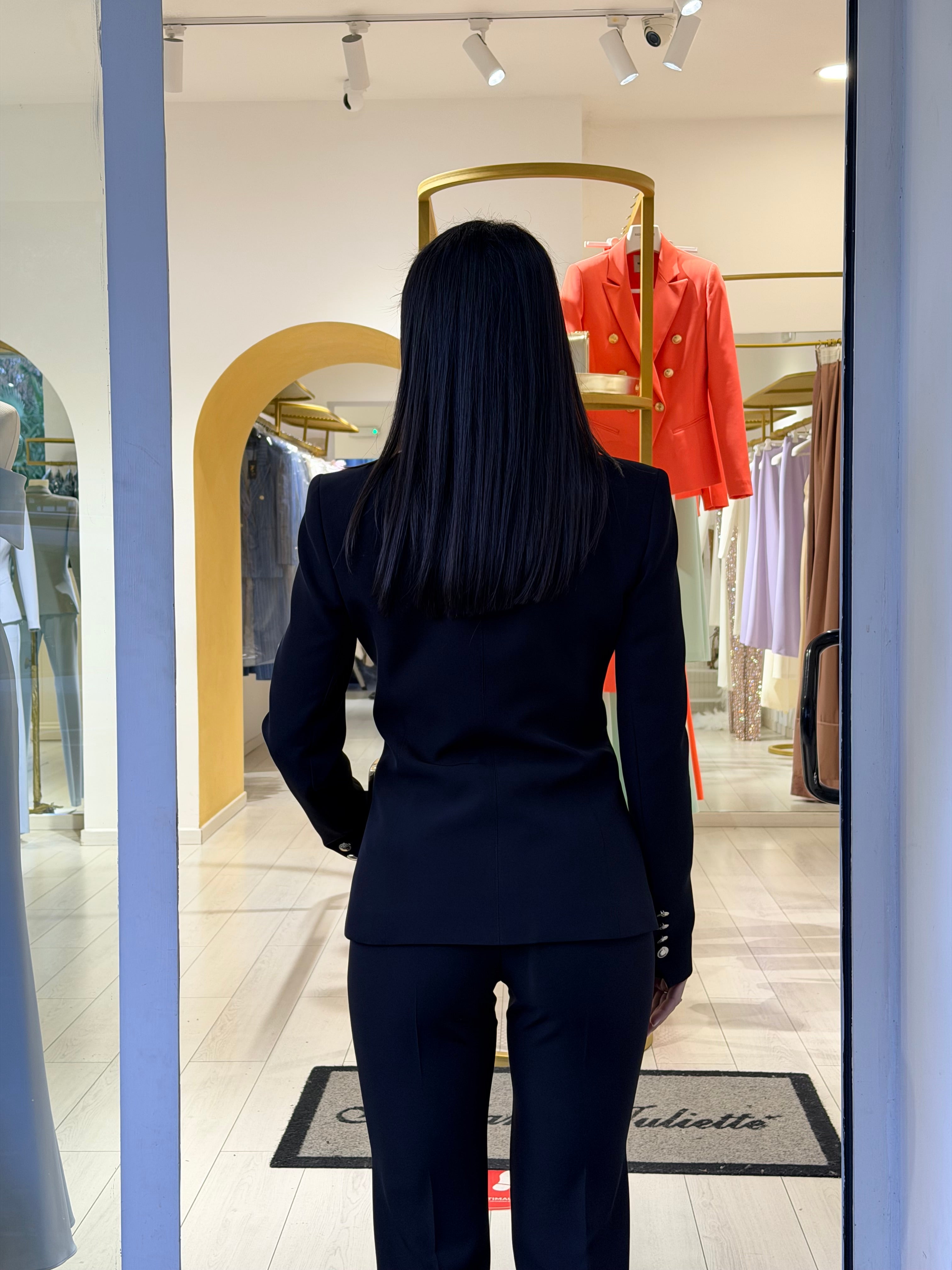 Tailleur Libra bottone oro