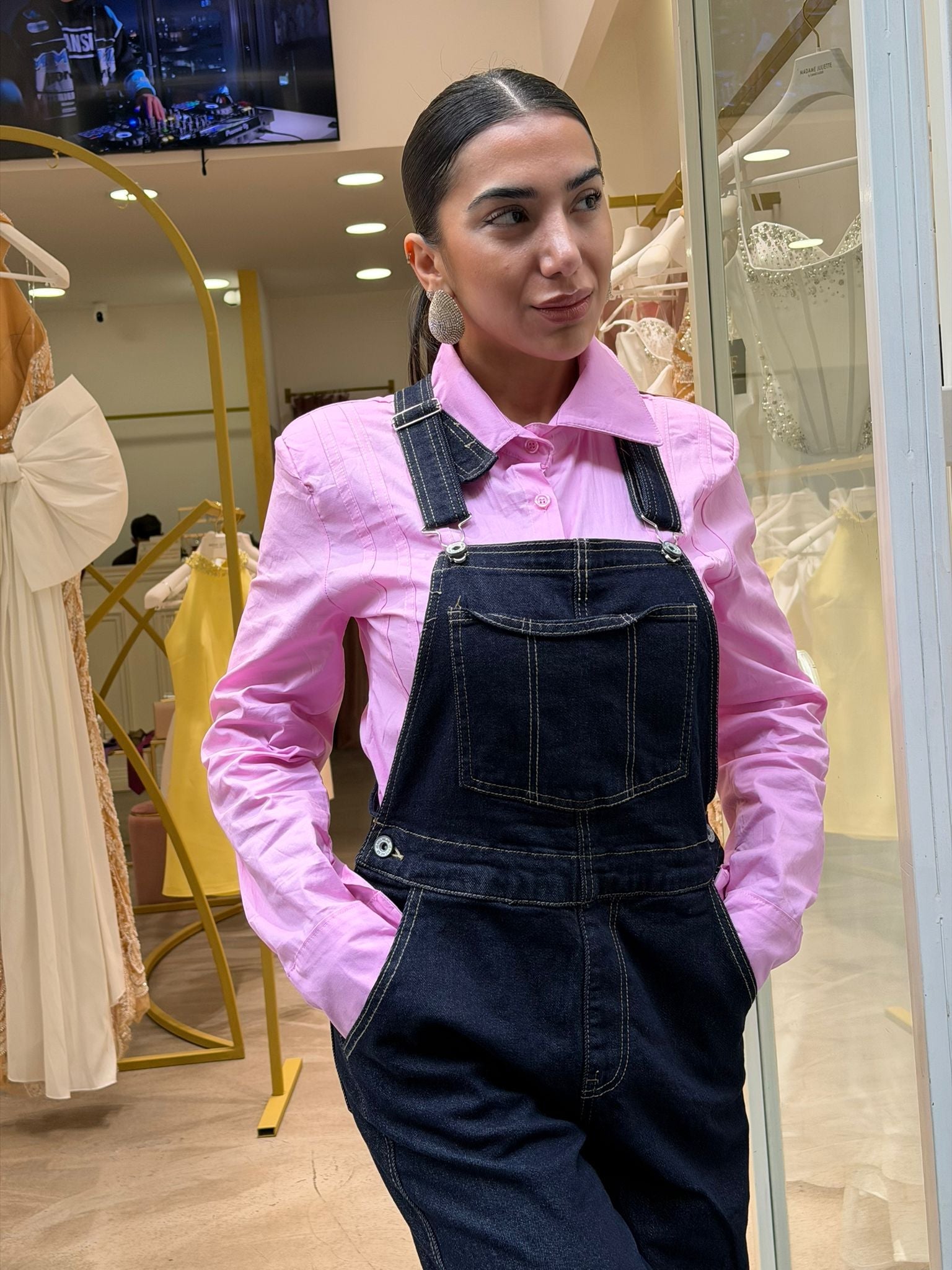 Salopette jeans